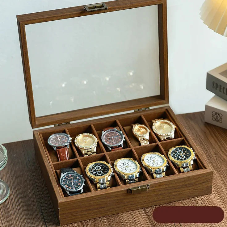 Boîte Montre Bois Premium 3 à 12 Slots