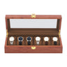 Boîte Montre Bois Noyer Vintage 6 Places