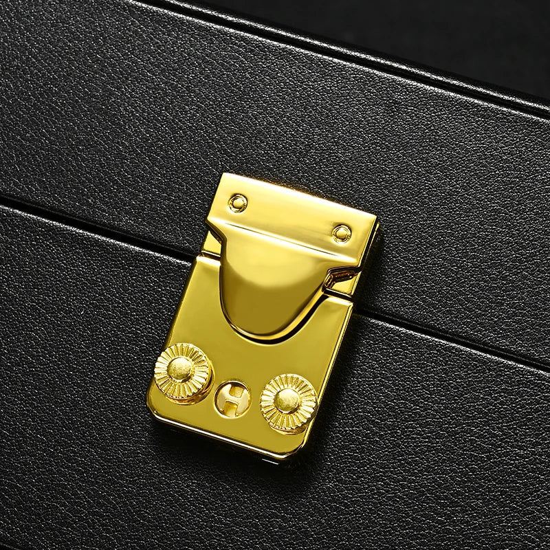Boîte Montre Cuir Noir 1 Emplacement Luxe