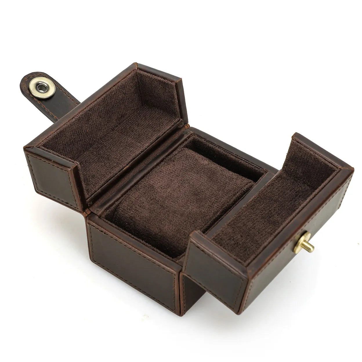 Boîte Montre Cuir Rétro Premium Compact