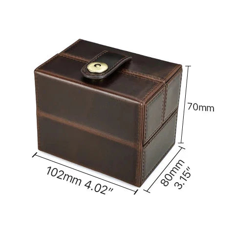 Boîte Montre Cuir Rétro Premium Compact