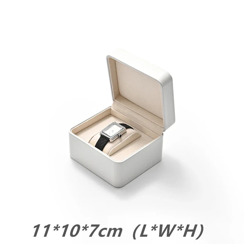 Boîte Montre Cuir Simili Écrin Compact