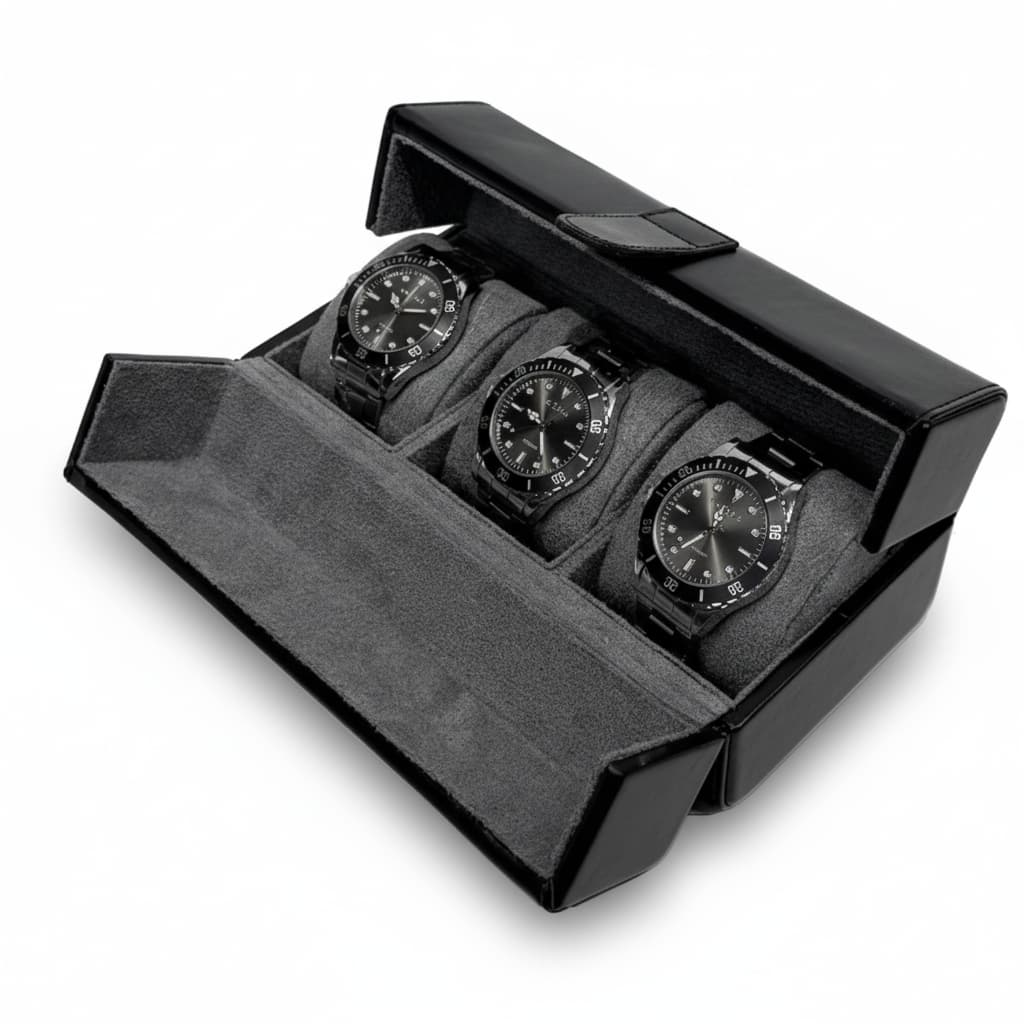 Boîte Montres Cuir Luxe 1 à 3 Emplacements