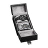 Boîte Montre Velours Noir 2 Emplacements