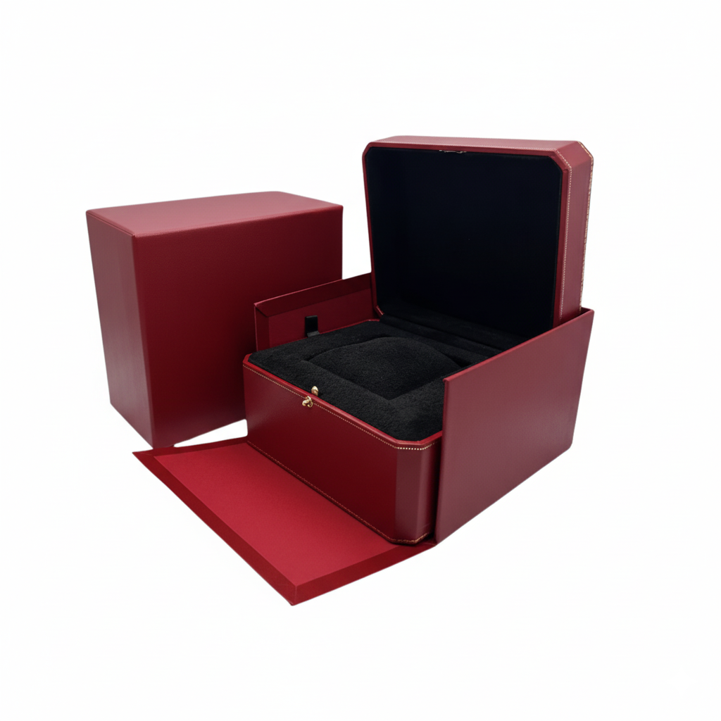 Boîte Cadeau Rouge Coffret Présentation Montre