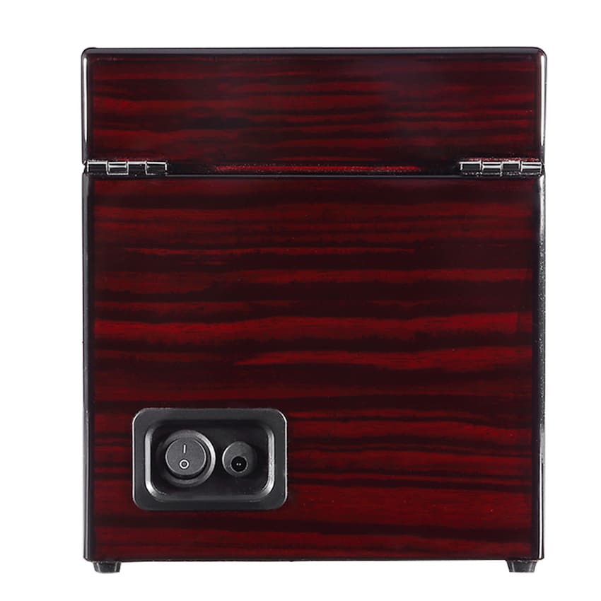 Remontoir Montre Bois Rouge 2 Slots Silencieux