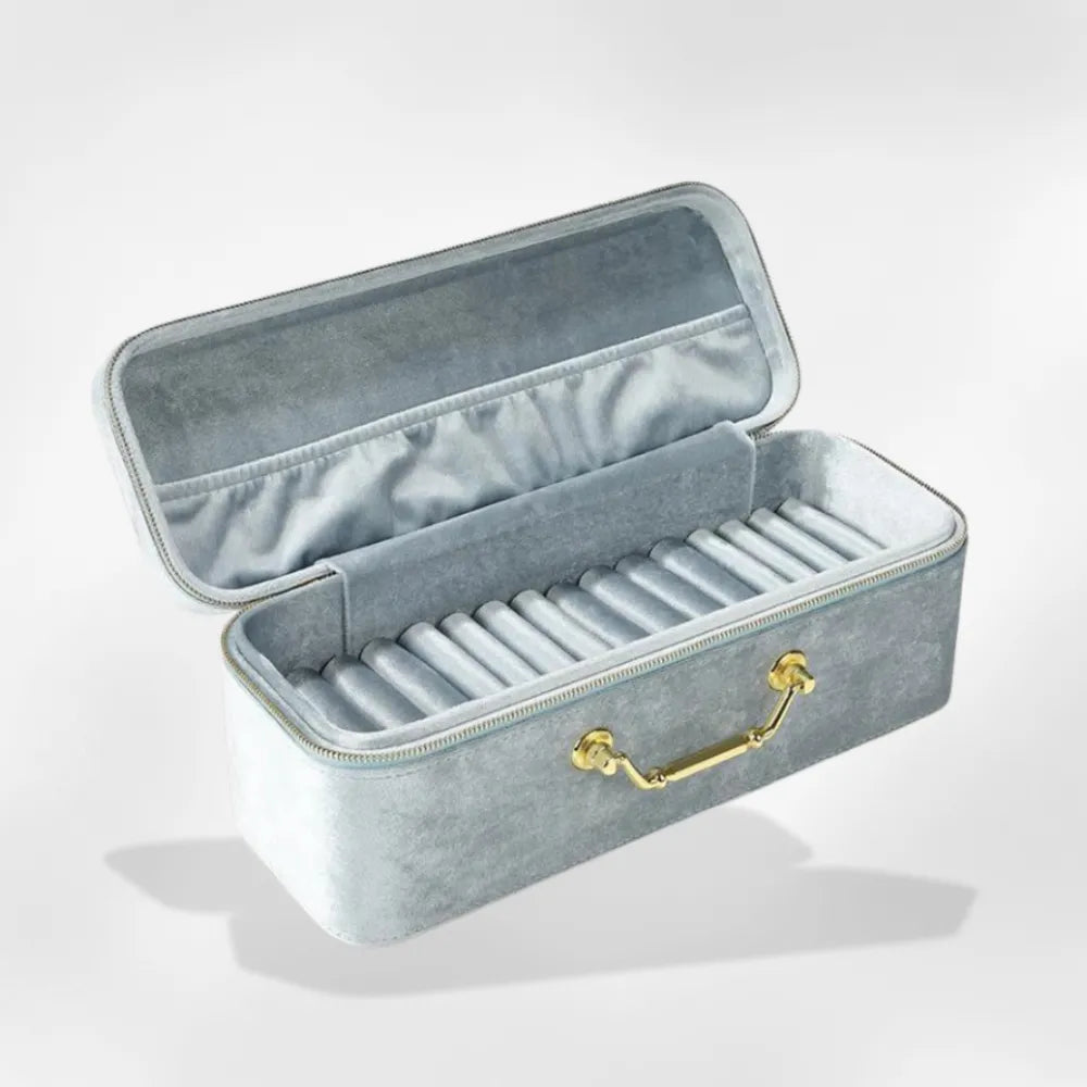 Boîte Bracelet Velours Voyage Coffret Rangement