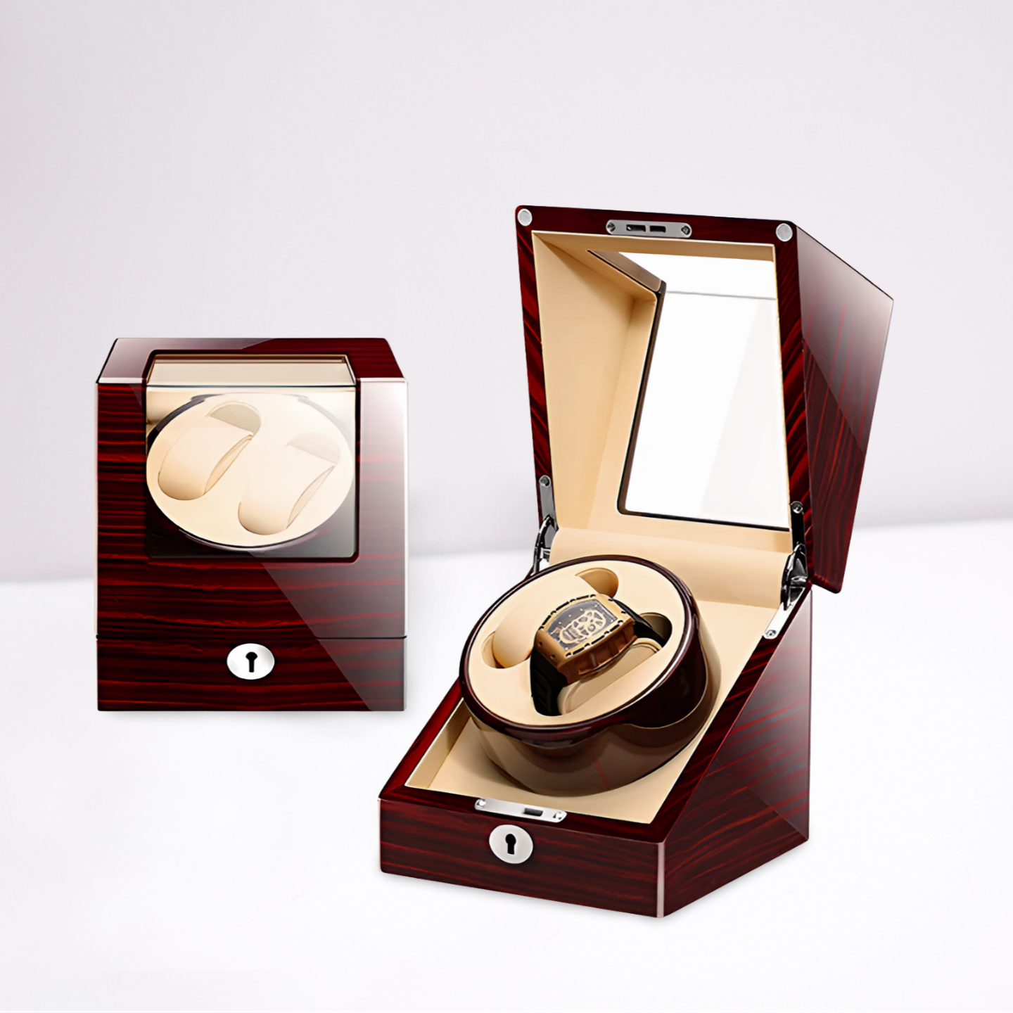 Remontoir Montres Bois 2 Places Mabuchi Silencieux