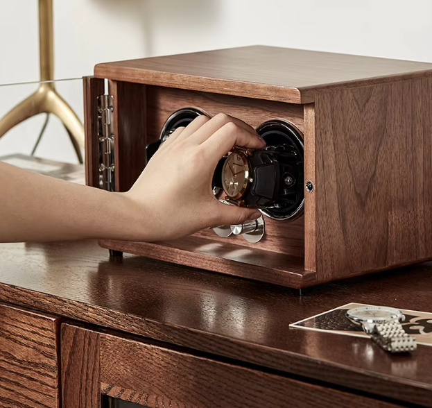 Remontoir Montre Bois Massif Duo Artisan