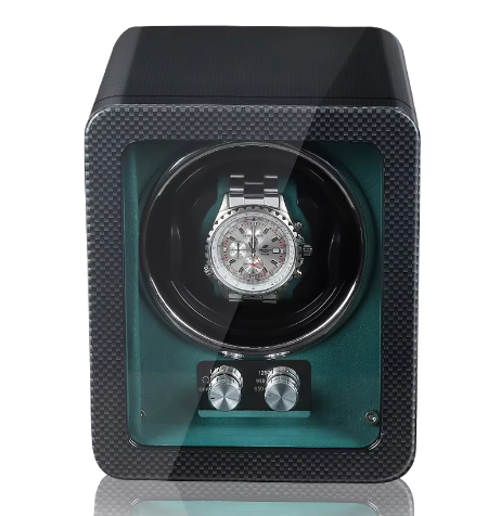 Remontoir Velours Vert Montre Automatique Silencieux