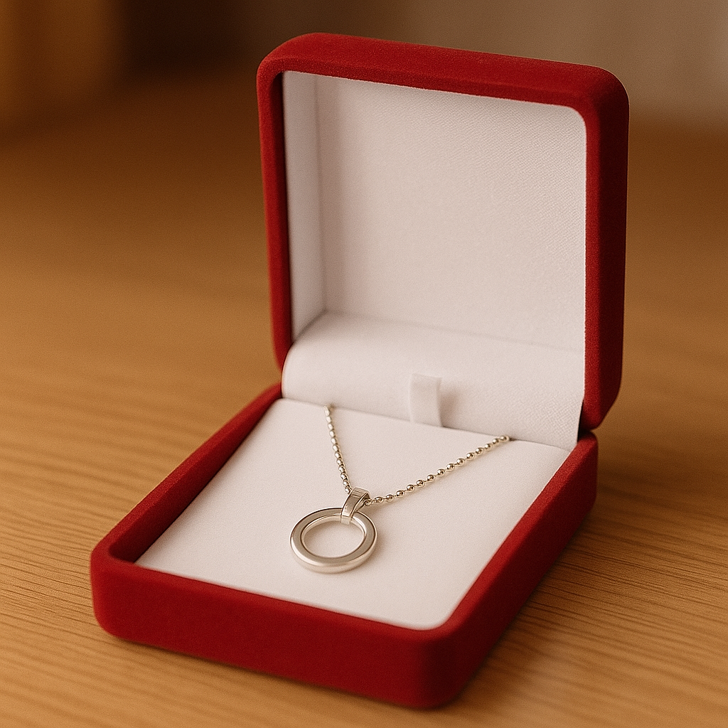 Boîte Collier Velours Individuelle Cadeau