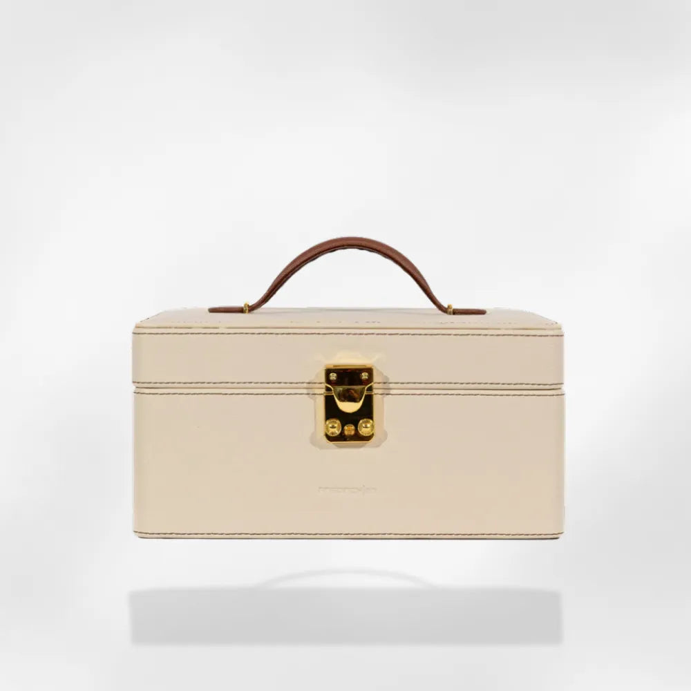 Boîte Bijoux Femme Luxe Cuir Compartiments Securisee