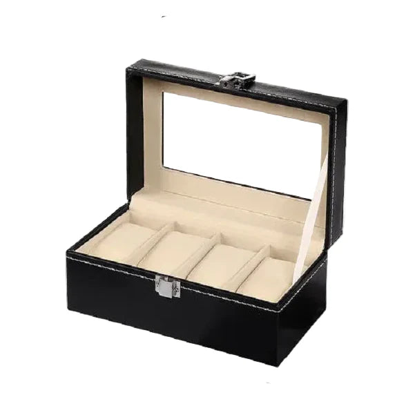 Coffret Montres Cuir Vitrine Verrouillable 20 Emplacements