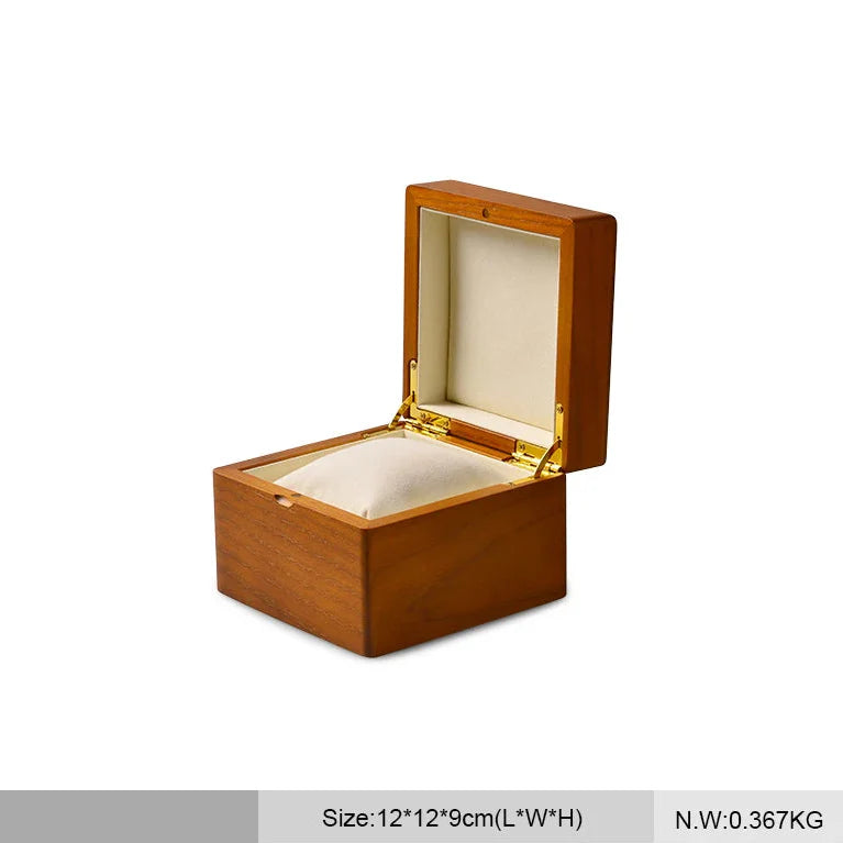 Coffret Bois Massif Montres 1 ou 2 Places Microfibre