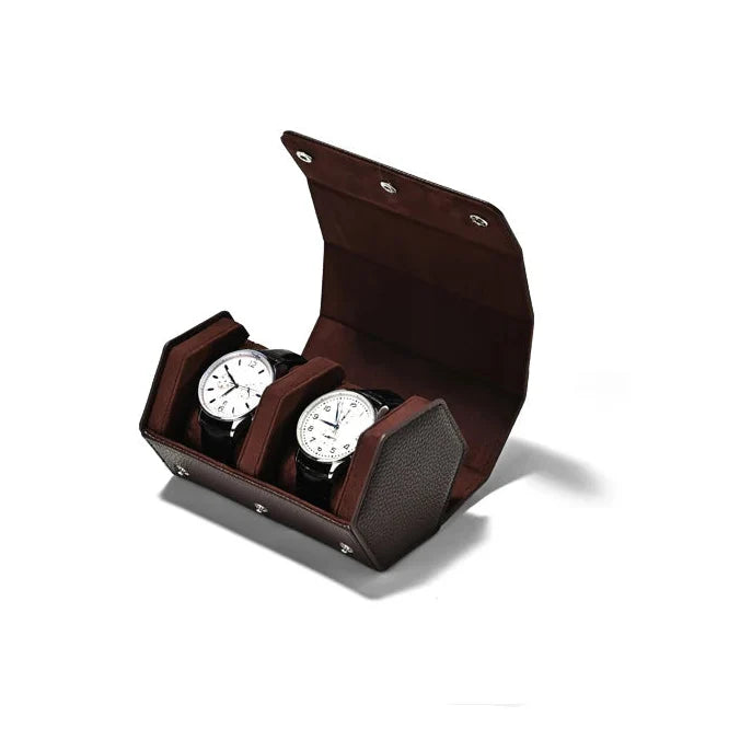 Coffret Montre Bois Laqué Piano 2 Emplacements
