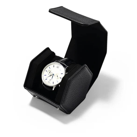 Coffret Montre Bois Laqué Piano 2 Emplacements