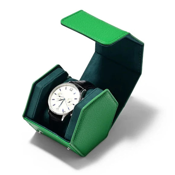 Coffret Montre Bois Laqué Piano 2 Emplacements