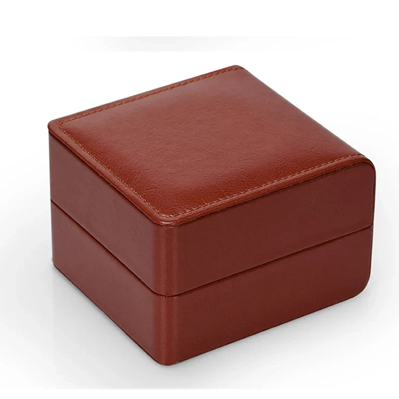 Coffret Cadeau Montre Cuir Marron 1 Emplacement
