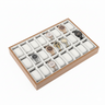 Coffret Présentoir Bois 30 Compartiments Montres