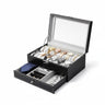 Coffret Montres Cuir Velours 12 Places Verrouillable Vitrine