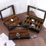 Coffret Bois Montres 12 Emplacements Multi-Capacité