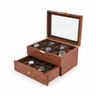Coffret Bois 20 Montres Vitrine Verre Rétro