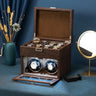 Remontoir Coffret Cuir 8 Montres Automatiques Deluxe