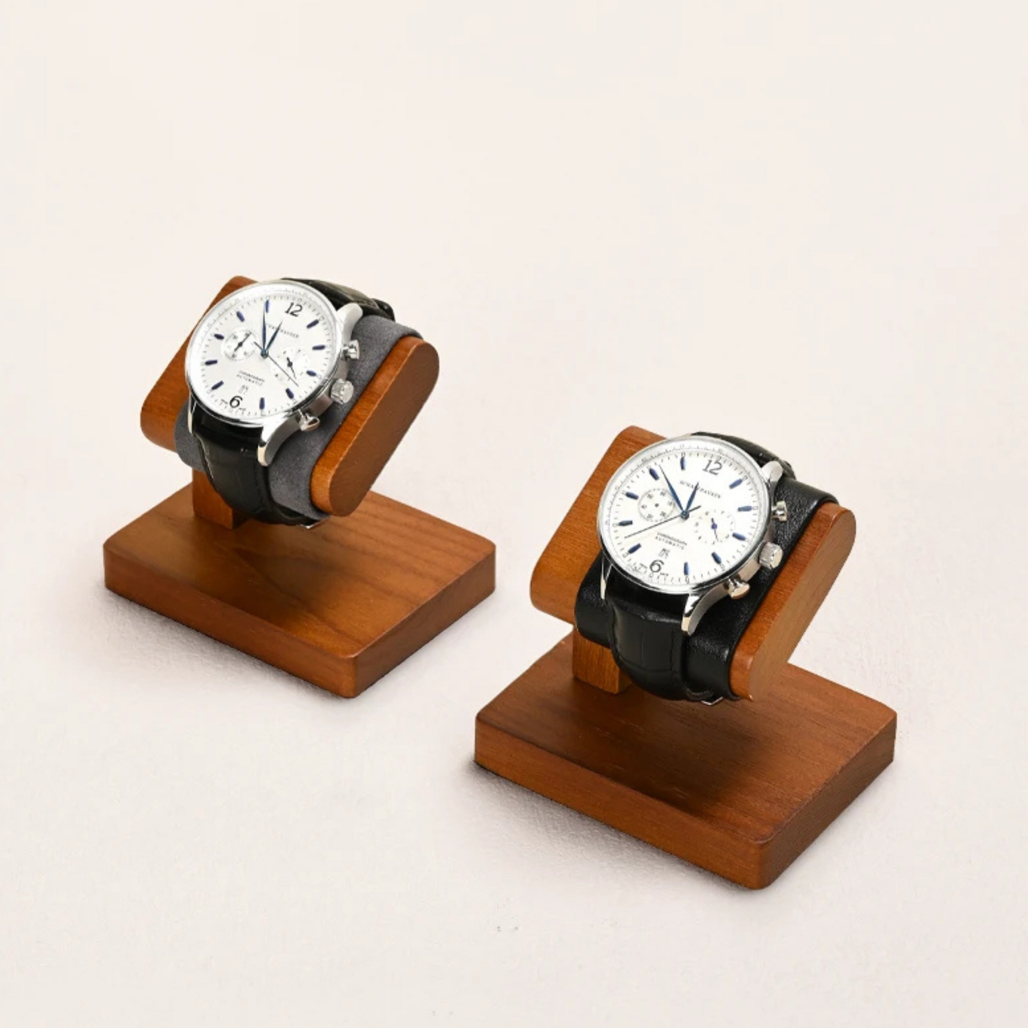 Présentoir Montre Bois Massif T Bar Japonais