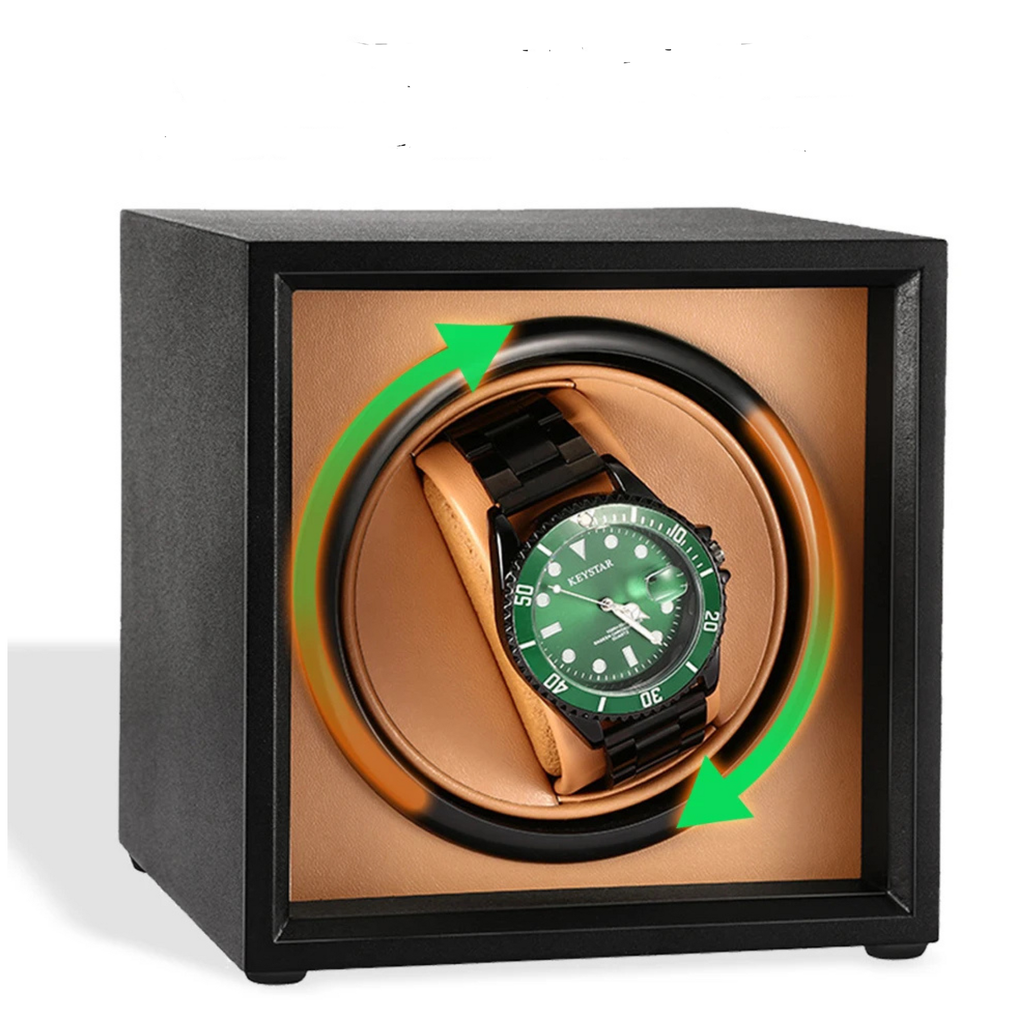 Remontoir Montre Bois Compact Luxe Écrin