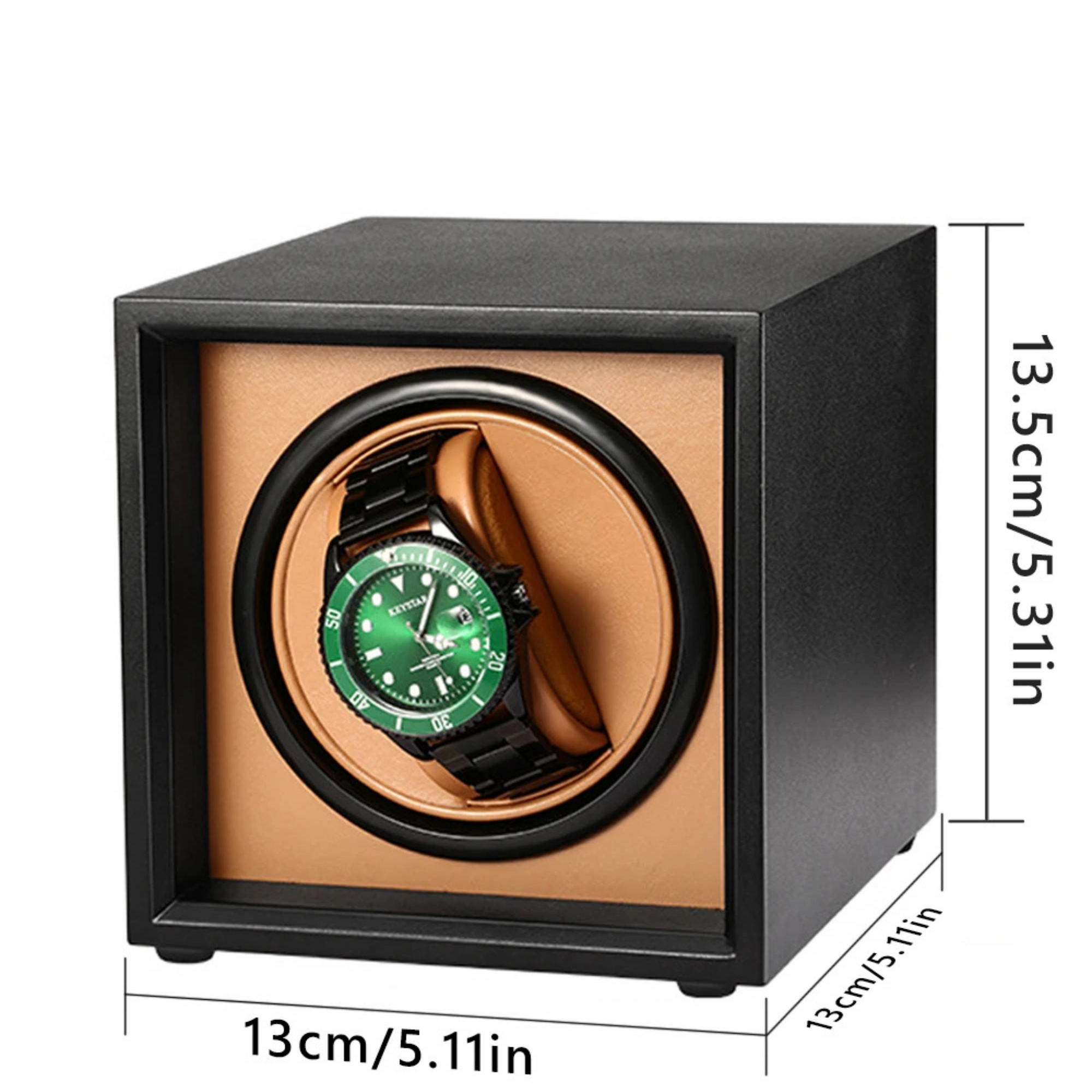 Remontoir Montre Bois Compact Luxe Écrin