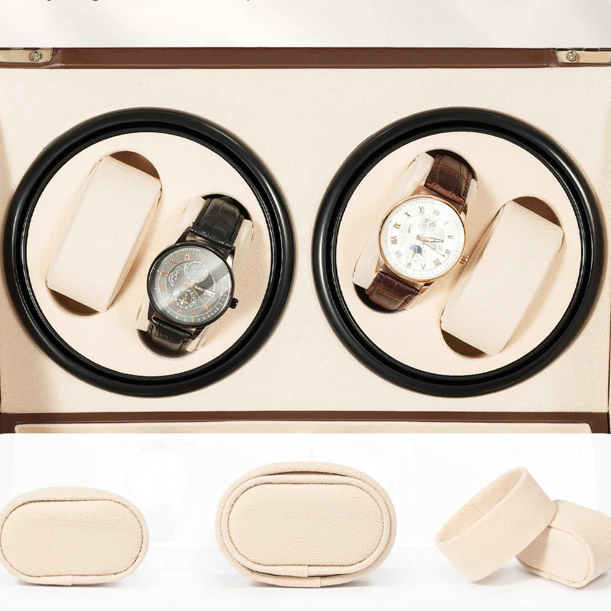 Remontoir Montre Bois 10 Places Vitrine