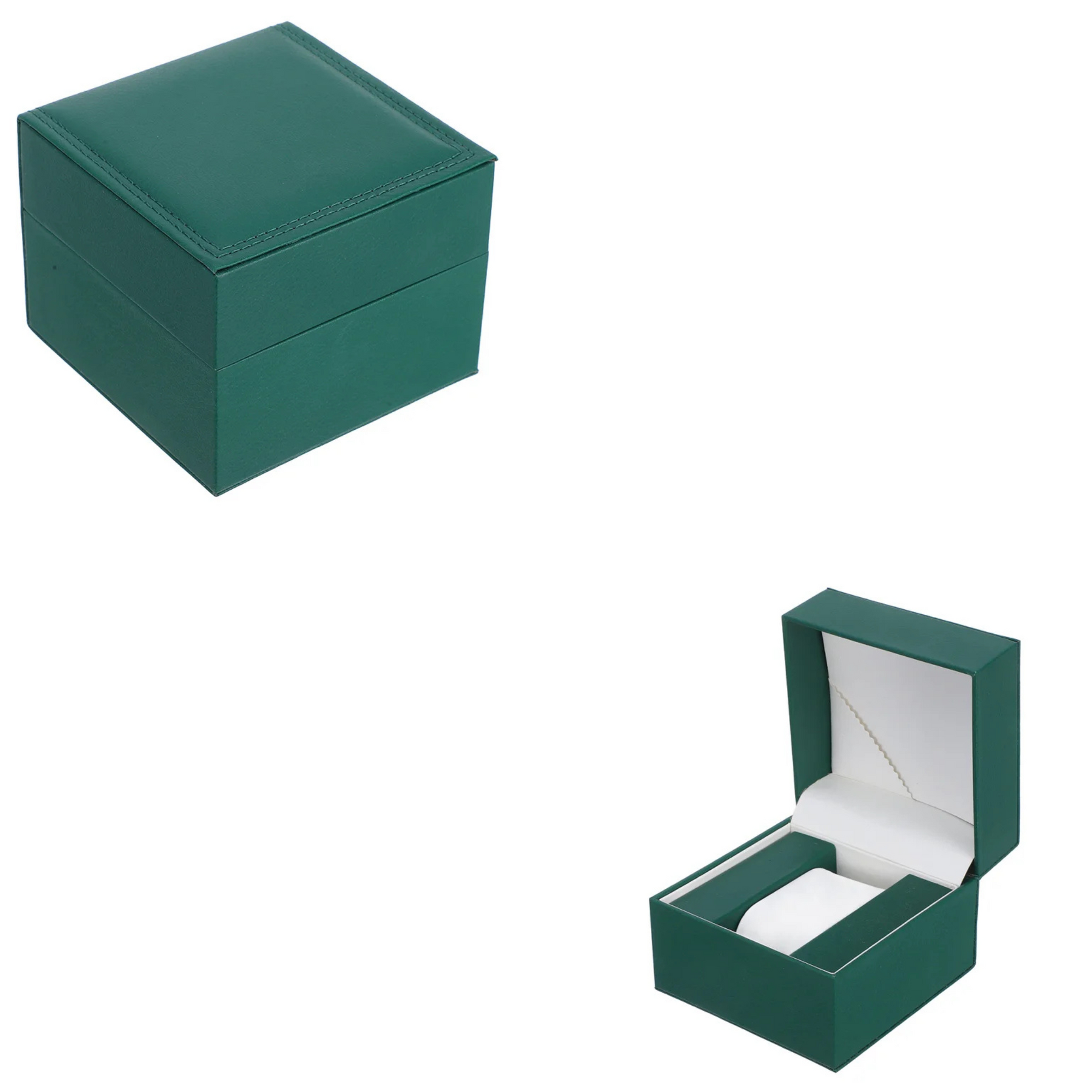 Boite Montres Velours Vert Luxe