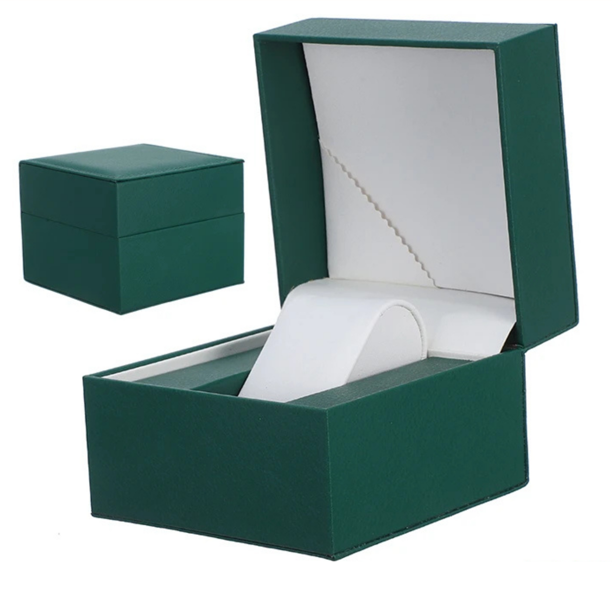 Boite Montres Velours Vert Luxe
