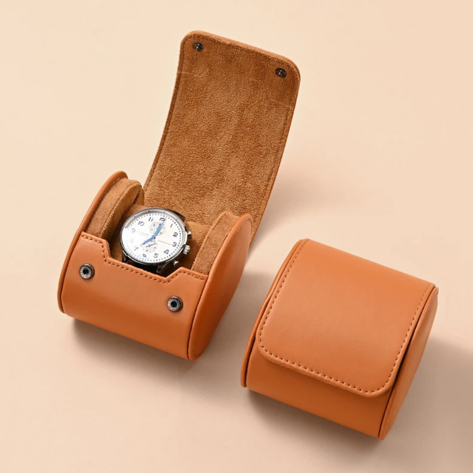 Boîte Montre Cuir Premium Vitrine Voyage