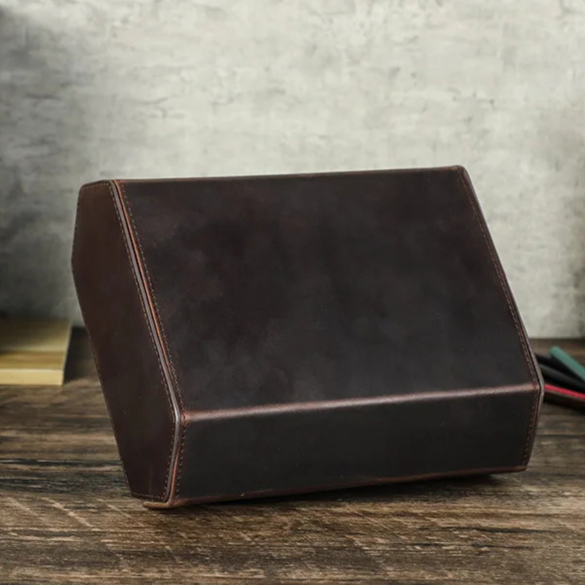 Etui Hexagonal Cuir 6 Montres