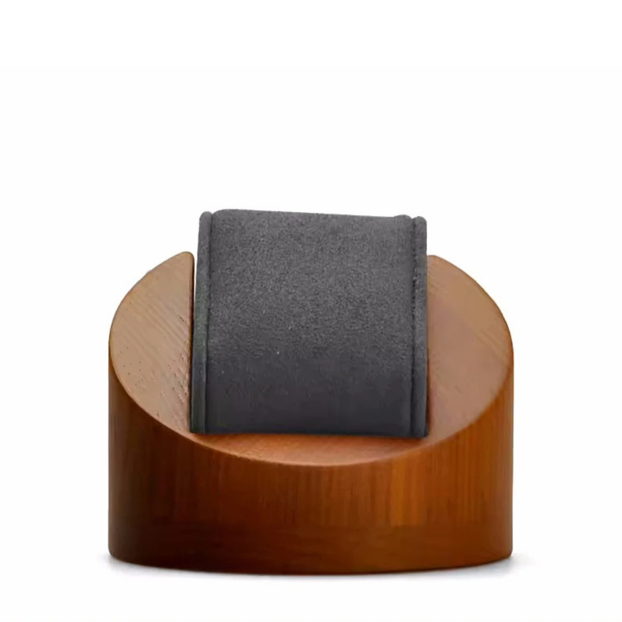 Présentoir Montre Bois Naturel Coussin Microfibre