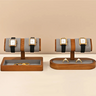Présentoir Bijoux Montre Bois Base Rangement