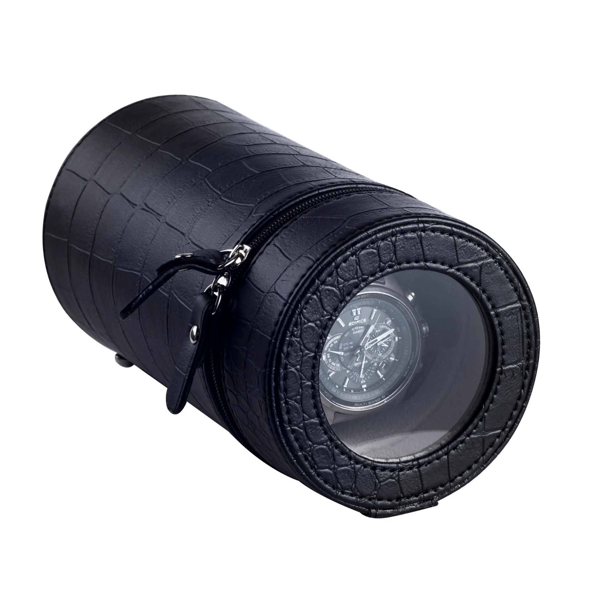 Remontoir Montre Cuir Cylindrique Compact
