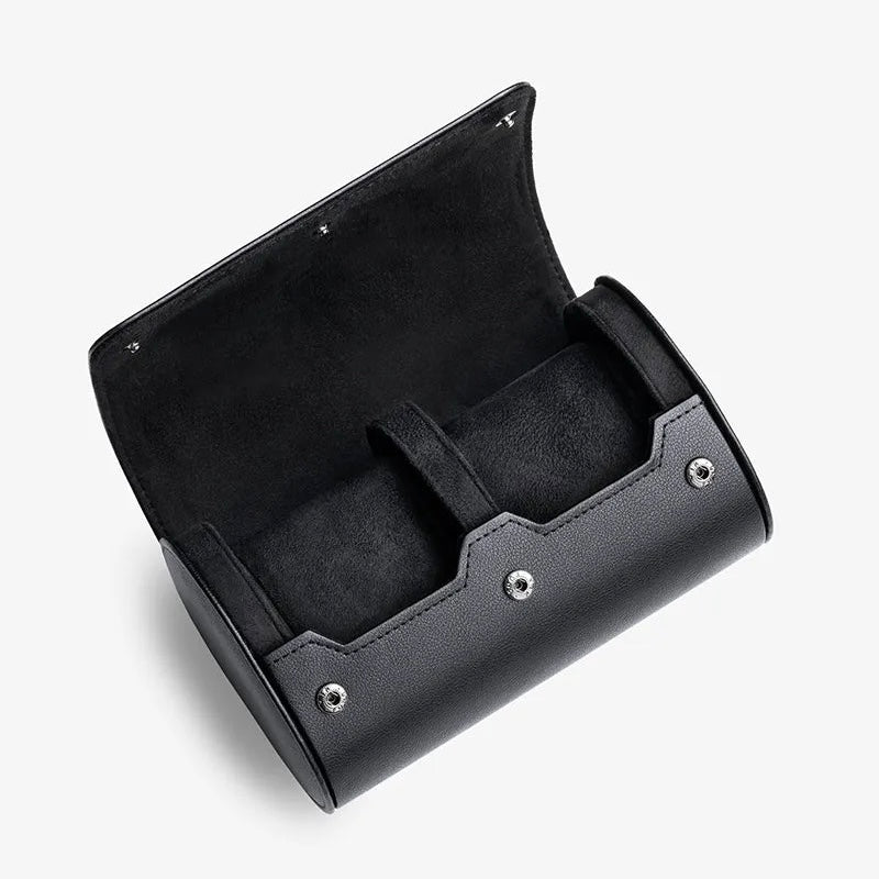 Étui Montre Cuir 2 Places Voyage Compact