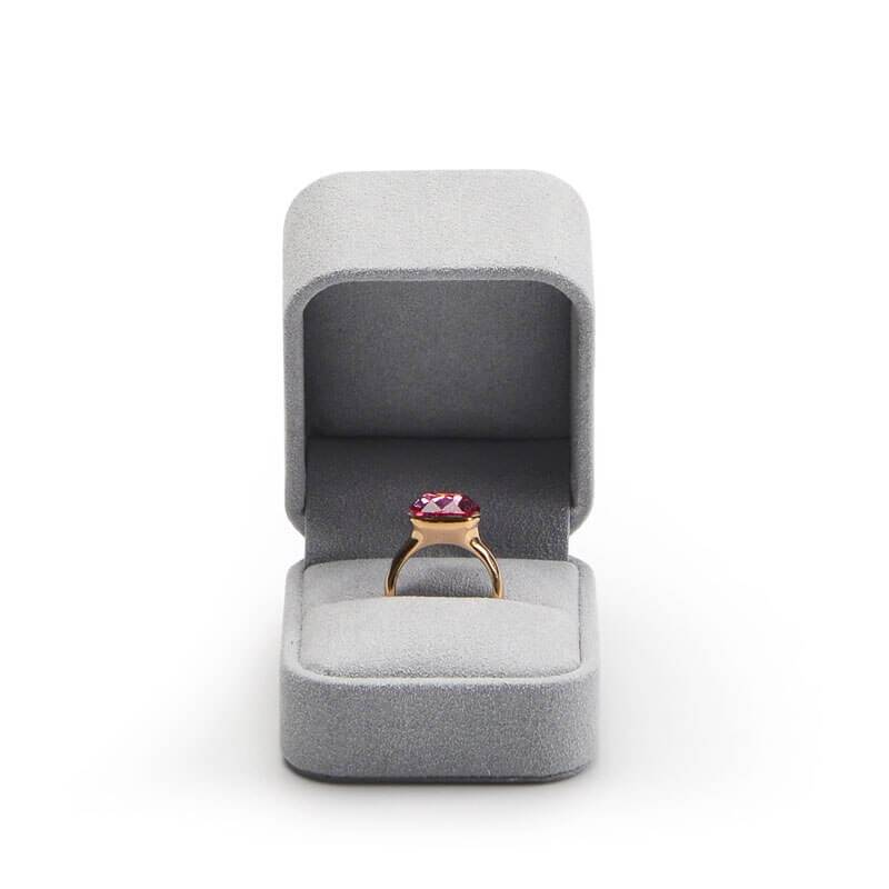 Écrin Bijoux Velours Cuir Compact Multi-Bijoux