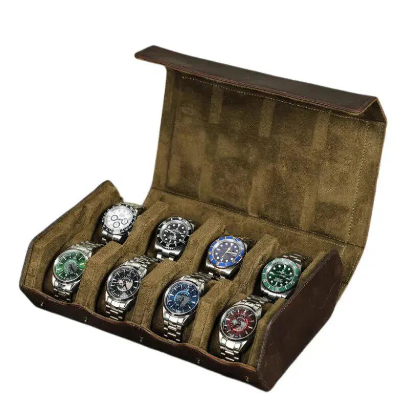 Étui Montre Cuir Élin Rétro 8 Places