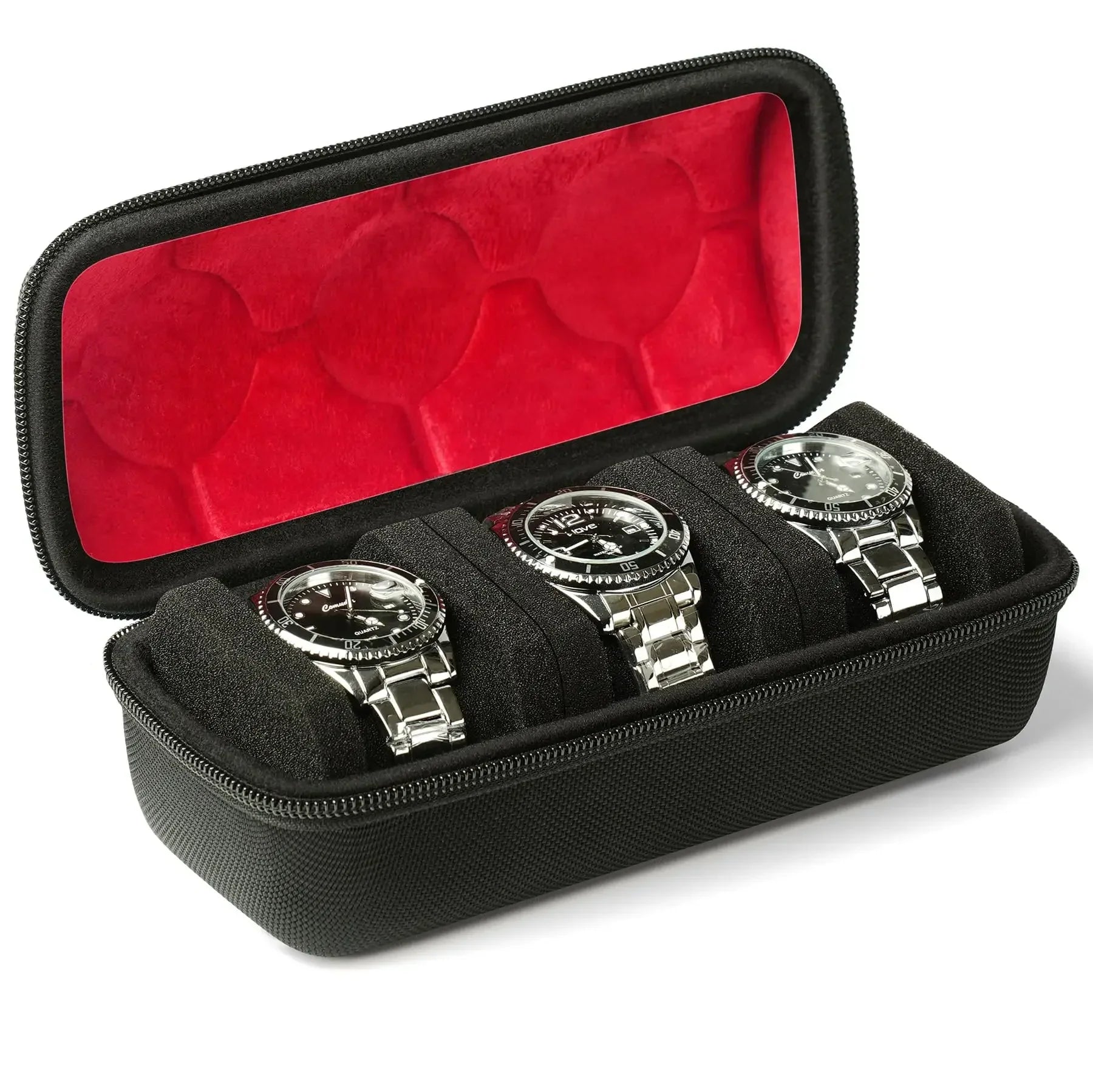 Étui Montre Cuir Rigide Voyage 1 à 10 Places