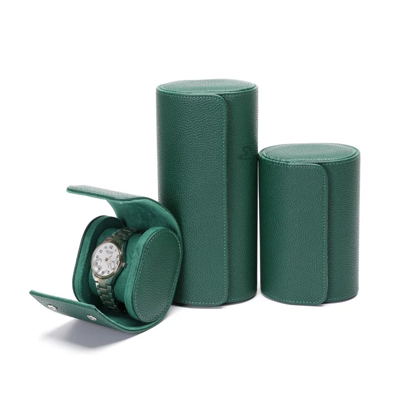 Étui Voyage Montre Cuir Rouleau Premium