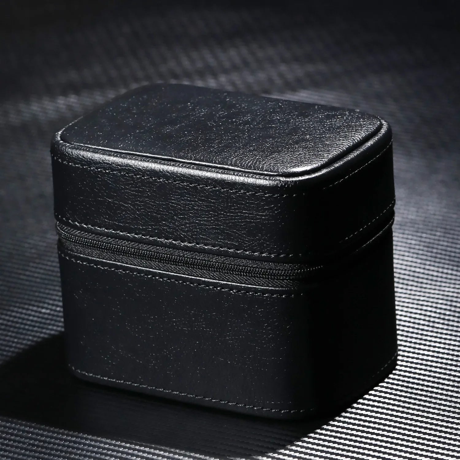 Étui Montres Cuir Véritable 2 Emplacements Voyage
