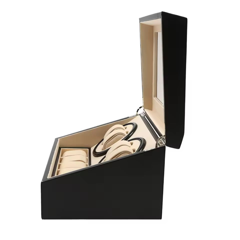 Remontoir Montre Automatique Cuir Silencieux Premium