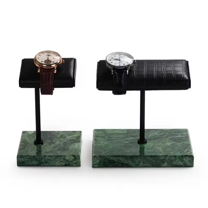 Présentoir Montre Pierre Marbre Vert 1 2 Places