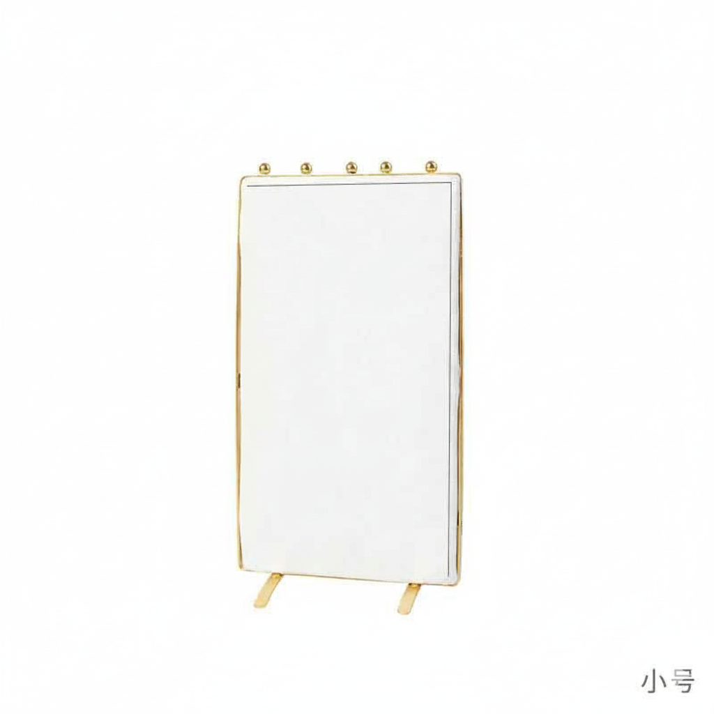 Présentoir à Bijoux Design en Velours Métal Doré – Format Vertical