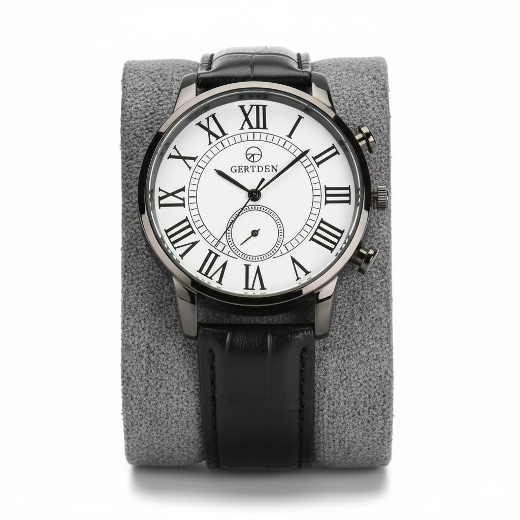 Étui Voyage Montre Cuir Carré Coussin