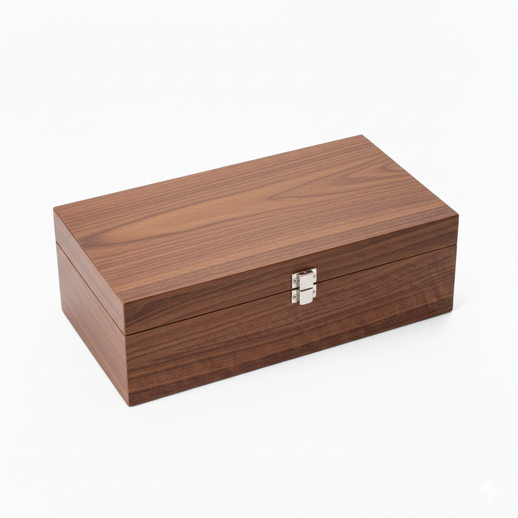 Boîte Montre Bois Noyer Sans Vitrine 3 à 10