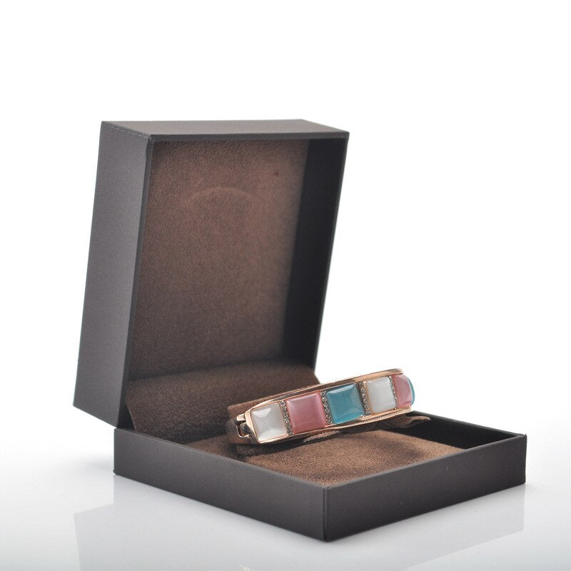 Boîte Bijoux Velours Compact Classique Vitrine